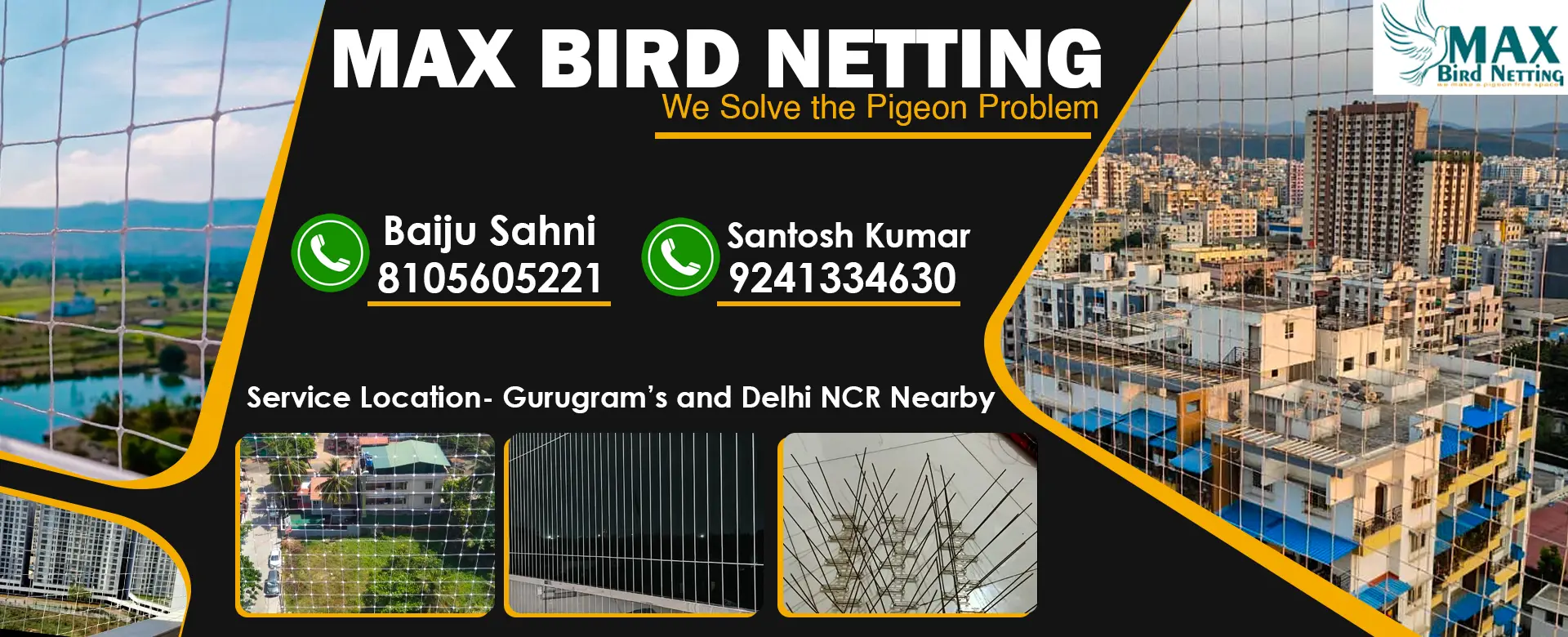 Max Bird Netting Banner1